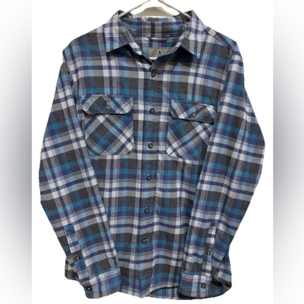 Women Royal Robbins Long Sleeve Button Down Plaid Flannel Medium Hiking Outdoor‎